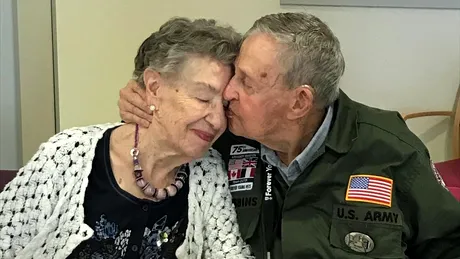 Si-a regasit iubita dupa 75 de ani! Povestea lor de dragoste din timpul razboiului e incredibila VIDEO