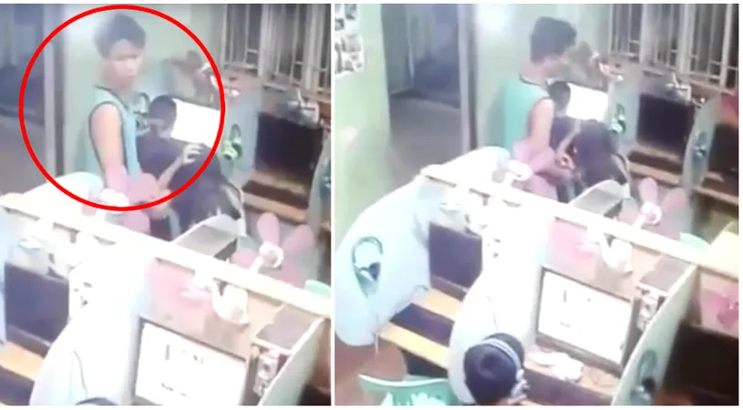 S-a apropiat de o fetita de 12 ani si a inceput sa o sarute patimas! Gestul socant al barbatului a stranit furia oamenilor! VIDEO