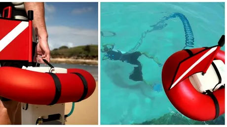 Gadgetul care iti permite sa faci scufundari fara un tub de oxigen in spate! Cum functioneaza Airbuddy VIDEO