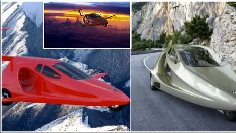 Asa arata prima masina zburatoare din lume! Modelul sport e desprins din viitor si va fi lansat in 2018 VIDEO