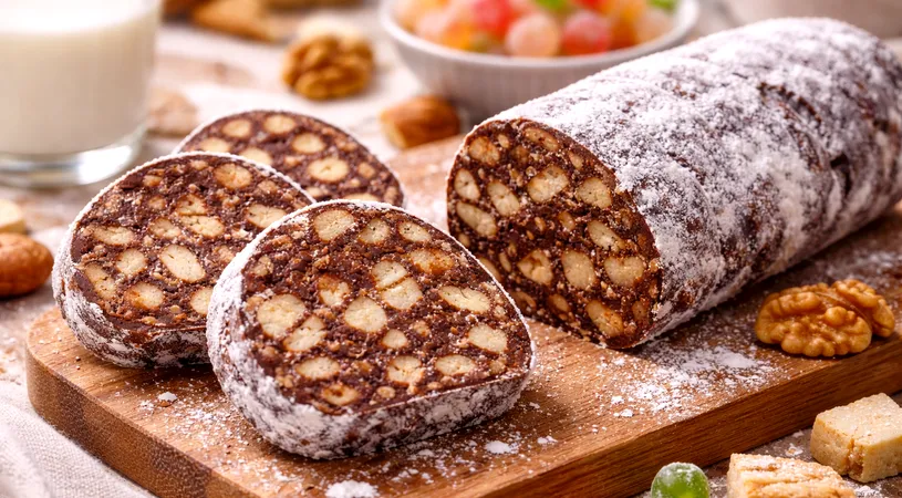 Rețetă de salam de biscuiți ca în copilărie. Desertul simplu ca la mama acasă