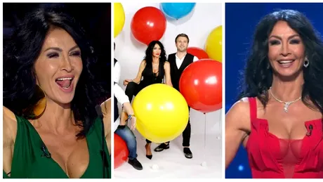 Mihaela Radulescu a socat in prima semifinala ''Romanii au talent''! Desi a avut un decolteu ametitor, chipul ei parea vizibil ''imbatranit''