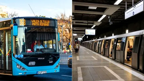 Program STB și Metrorex de Crăciun și Revelion 2024.  Cum vor circula tramvaiele, autobuzele, troleibuzele și metrourile