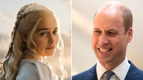 Celebra actrita Emilia Clarke din Game of Thrones a incalcat protocolul regal cand l-a intalnit pe Printul William! Ce a facut fara sa stea pe ganduri