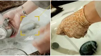 Imagini surprinzatoare dintr-un hotel de 5 stele! Ce face camerista cu paharele clientilor. Ti se face rau!