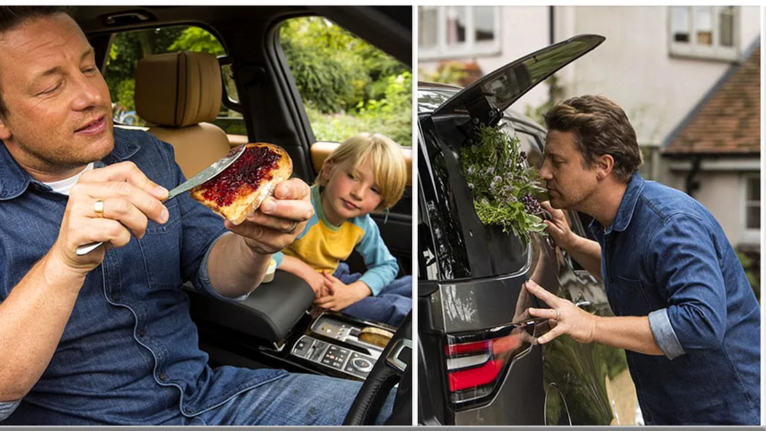 Jamie Oliver si-a transformat masina intr-o bucatarie mobila! Trebuie sa vezi imaginile ca sa crezi