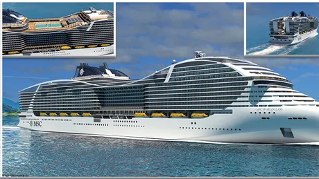 MSC Cruises doboara recordul pasagerilor pe mare! Vapoarele World Class vor putea gazdui un numar urias de calatori VIDEO