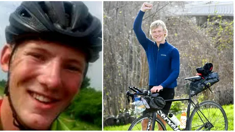 Studentul de 18 ani care a facut inconjurul lumii pe bicicleta! E cea mai tanara persoana care a parcurs traseul de 30.000 de kilometri!