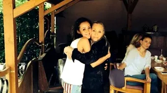 Nidia Moculescu, in doliu dupa Zina Dumitrescu. Era nasa ei