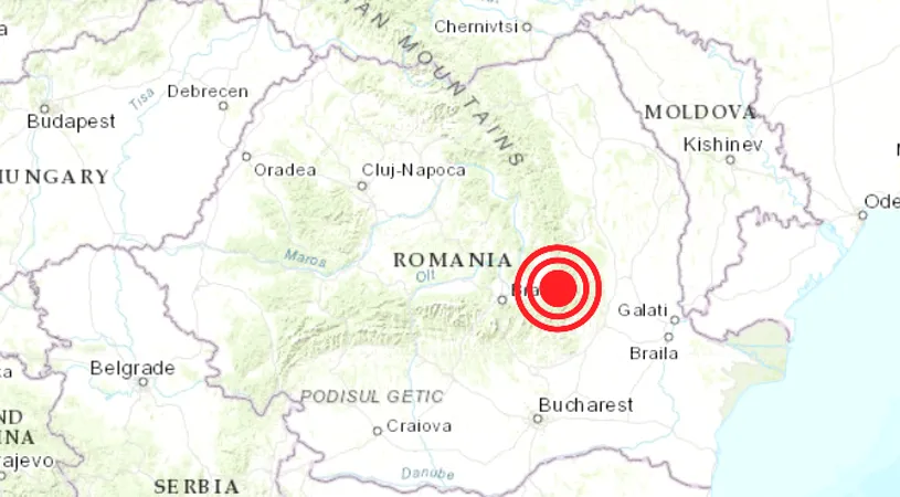 Cutremur în urmă cu puțin timp în România! A avut aproape 5 grade
