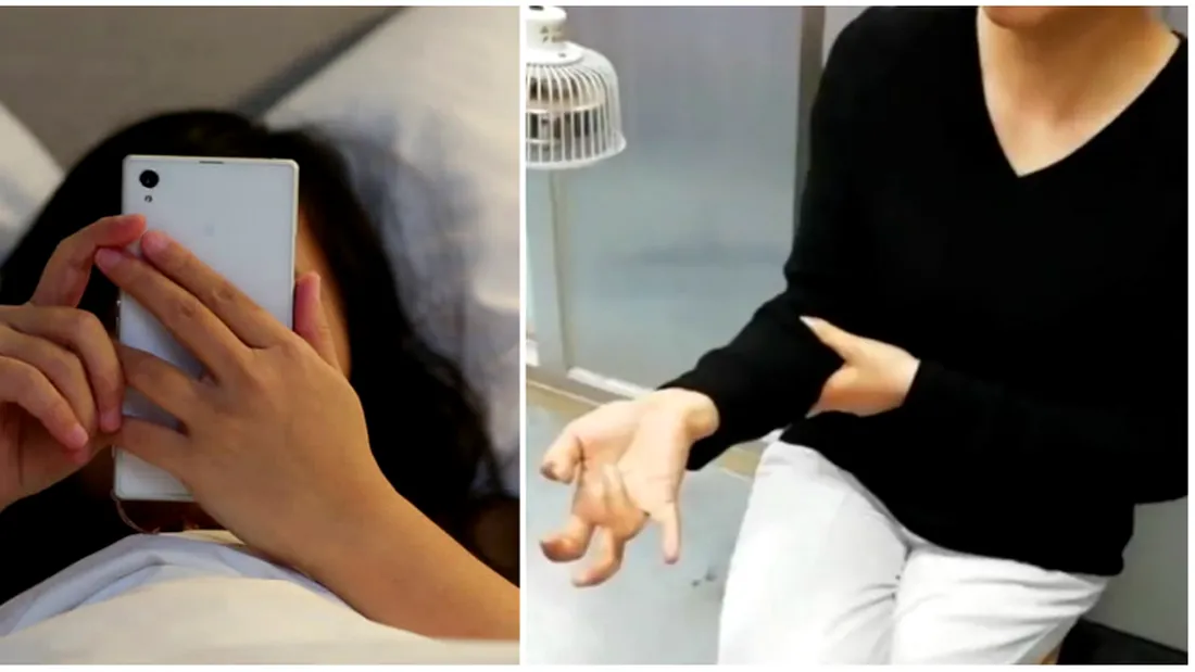 Femeia a ramas cu degetele paralizate, dupa ce s-a jucat non-stop pe smartphone! Medicii s-au ingrozit cand i-au vazut membrele. Facuse o reala obsesie! VIDEO