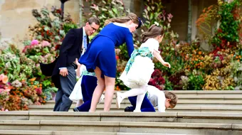 Lady Louise si-a aratat lenjeria intima la nunta Printesei Eugenie