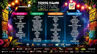 Loredana și Speak se întorc acasă, la Bacău: Young Island anunță lineup-ul celei de-a 6-a ediții