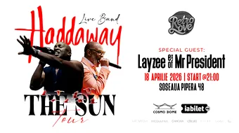 Haddaway și Layzee ex. Mr. President, pe aceeași scenă, în București