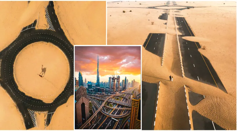 Experiment genial facut de un fotograf! Cat de incredibil arata orasul Dubai, la inaltime! Pozele astea par desprinse dintr-o alta lume