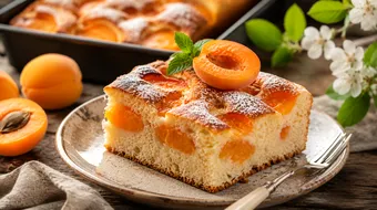Prăjitură cu caise pufoasă și aromată. Rețeta simplă care cucerește orice masă de vară