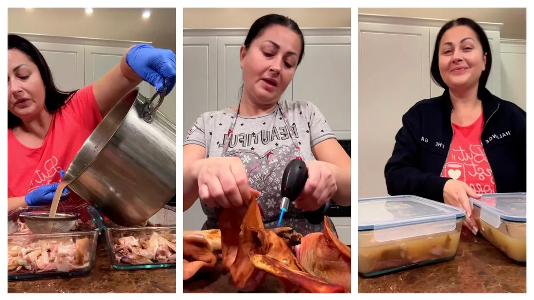 Rețeta Gabrielei Cristea pentru piftie de porc. Ce secret are vedeta pentru un gust autentic: „Este obligatoriu”