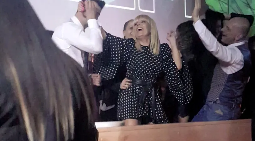 Elena Udrea și-a aniversat iubitul, modelul Adrian Alexandrov, în Loft