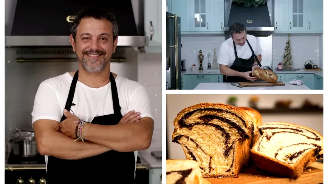 Rețeta de cozonac a lui Chef Sorin Bontea pentru Paște. Trucuri pentru o umplutură delicioasă