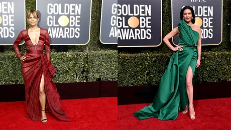 Catherine Zeta-Jones si Halle Berry au stralucit la Globurile de Aur 2019. Le-au eclipsat pe vedetele mai tinere decat ele