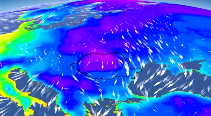România, lovită de un nou ciclon polar! Temperaturile scad până la -10 grade Celsius