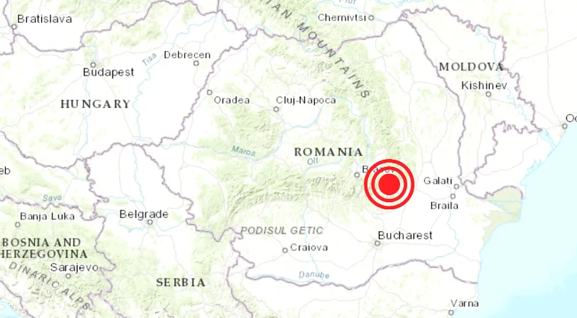 Cutremur noaptea trecută în România! Câte grade a avut