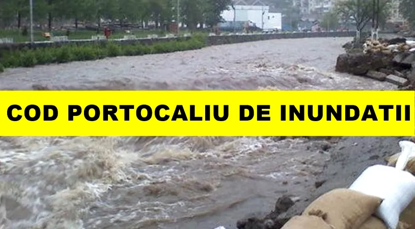UPDATE: Cod portocaliu de inundaţii pe râuri din Vrancea și Buzău! ANM a făcut o nouă avertizare