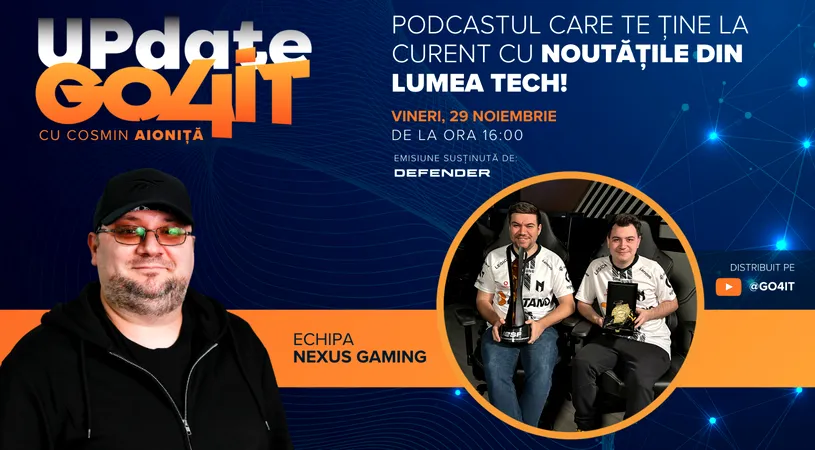 Campionii mondiali la Counter-Strike 2, invitați speciali la Update Go4it #7