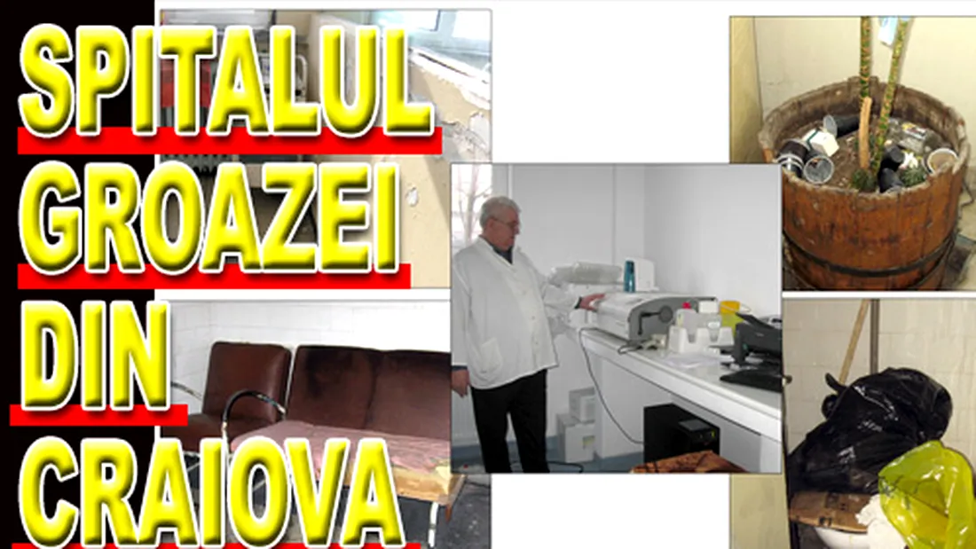 Spitalul Judetean de Urgenta Craiova arata sub orice critica! Imagini halucinante cu locul in care bolnavii cer ajutor VIDEO