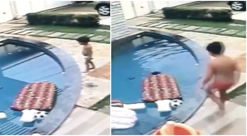 Ce s-a intamplat in doar cateva secunde cu acesti copii care se jucau pe marginea piscinei. Parintii s-au crucit cand au aflat adevarul! VIDEO