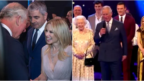 Printul Charles a implinit 70 de ani! S-a distrat impreuna cu Mr. Bean si Kylie Minogue! Imagini VIDEO de la petrecere
