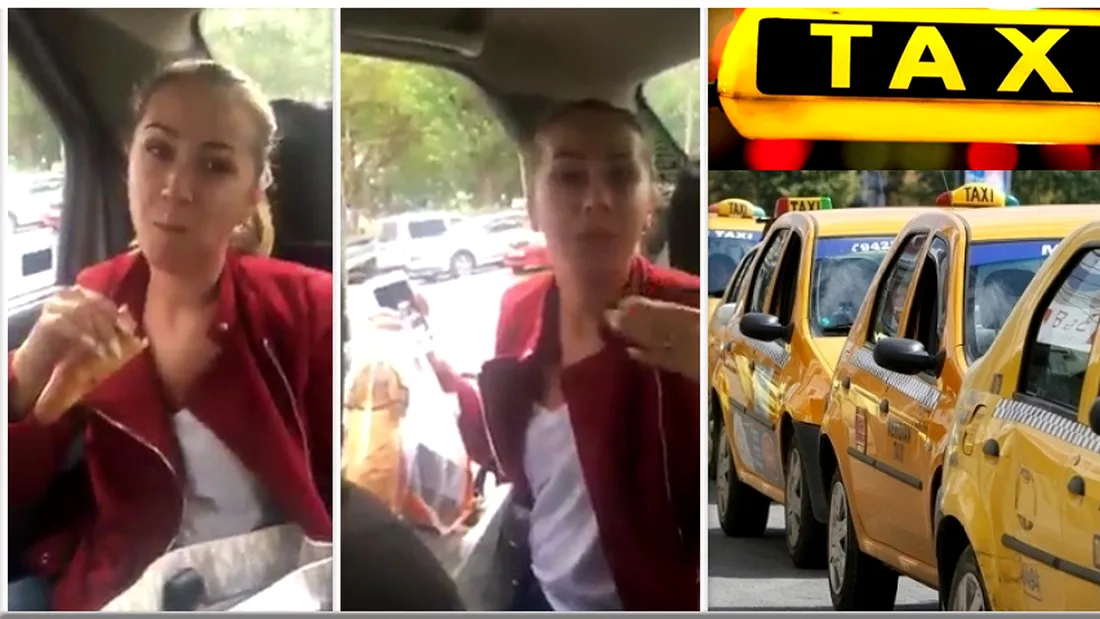 Scandal in taxi! Soferul a oprit pe dreapta si a certat clienta pentru un gest banal. Ce a indraznit sa faca in masina VIDEO