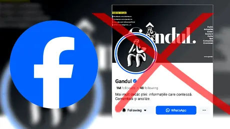 Asalt asupra publicației independente Gândul, cel mai puternic ziar de opoziție din România. De mai bine de două luni, Facebook a închis pagina ziarului cu 1 milion de urmăritori și refuză să o redeschidă. Milioane de vizualizări au dispărut peste noapte