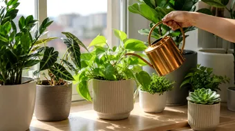 Cum protejezi plantele de apartament de căldură. Greșelile care le pot afecta în timpul verii