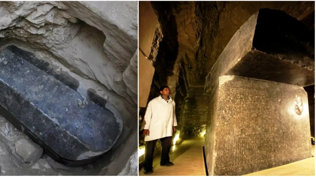 Un sarcofag negru urias a fost descoperit in Egipt! Nimeni nu stie ce se afla in interior. De ce nu ar putea fi deschis niciodata