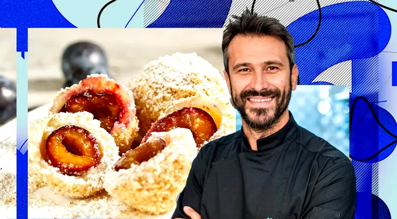 Chef Nicolai Tand, rețetă tradițională de găluște cu prune. Secretul celor mai pufoși gomboți