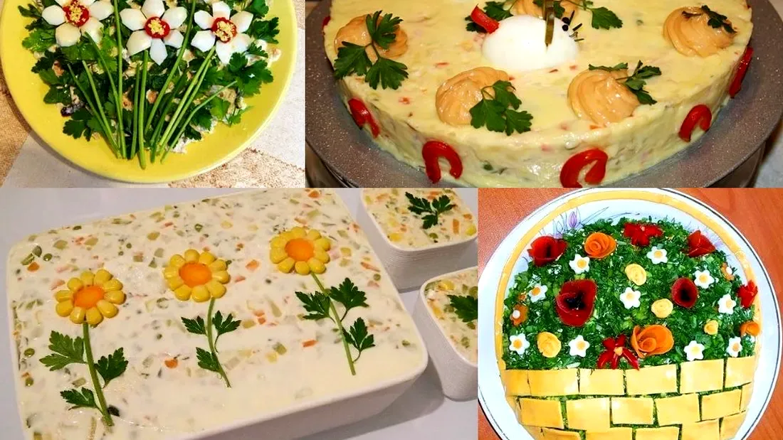 Ce salate speciale poți pregăti pentru masa de Paște. Rețete ușoare și foarte delicioase