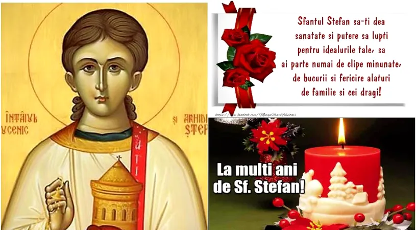 Mesaje și urări de Sfântul Ștefan! Ce se spune pe 27 decembrie