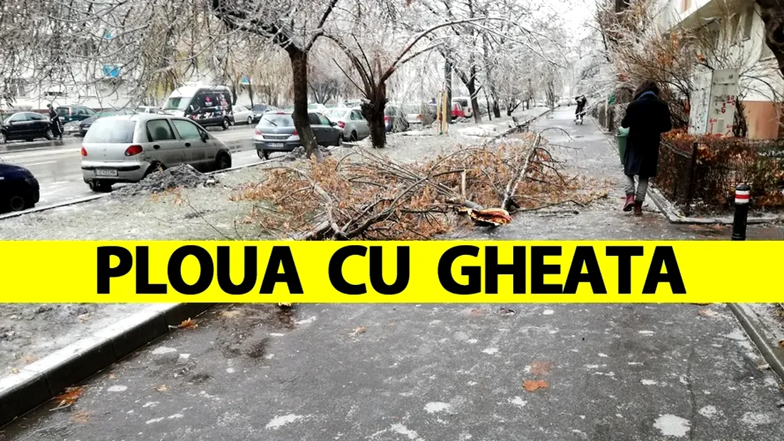 ANM trage un semnal de alarmă! Ploaie cu gheață: data și zonele vizate