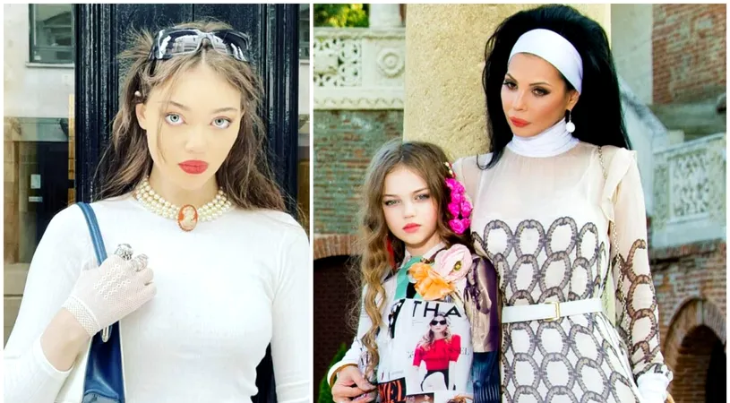 Cum arată Noelle Vlasov la 19 ani, fiica designerului Ingrid Vlasov. A fost numită „cel mai frumos copil din România”