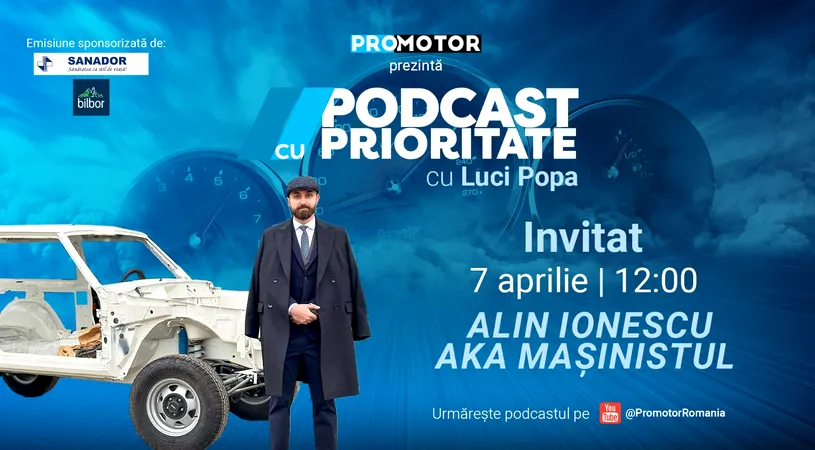 „Podcast cu Prioritate” #71 by ProMotor: Dialog cu Alin Ionescu (Mașinistul) despre Salonul Retromobile Paris 2025
