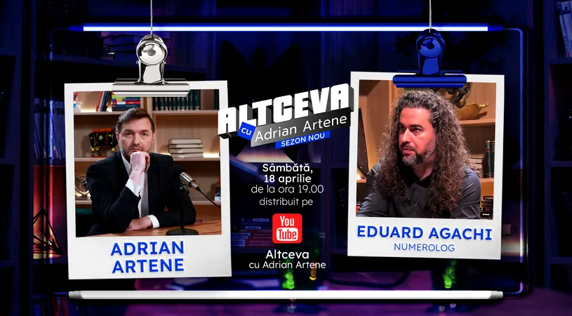 Suntem numere sau avem un destin scris? Numerologul Eduard Agachi dezvăluie manualul secret al cifrei destinului la „Altceva cu Adrian Artene”