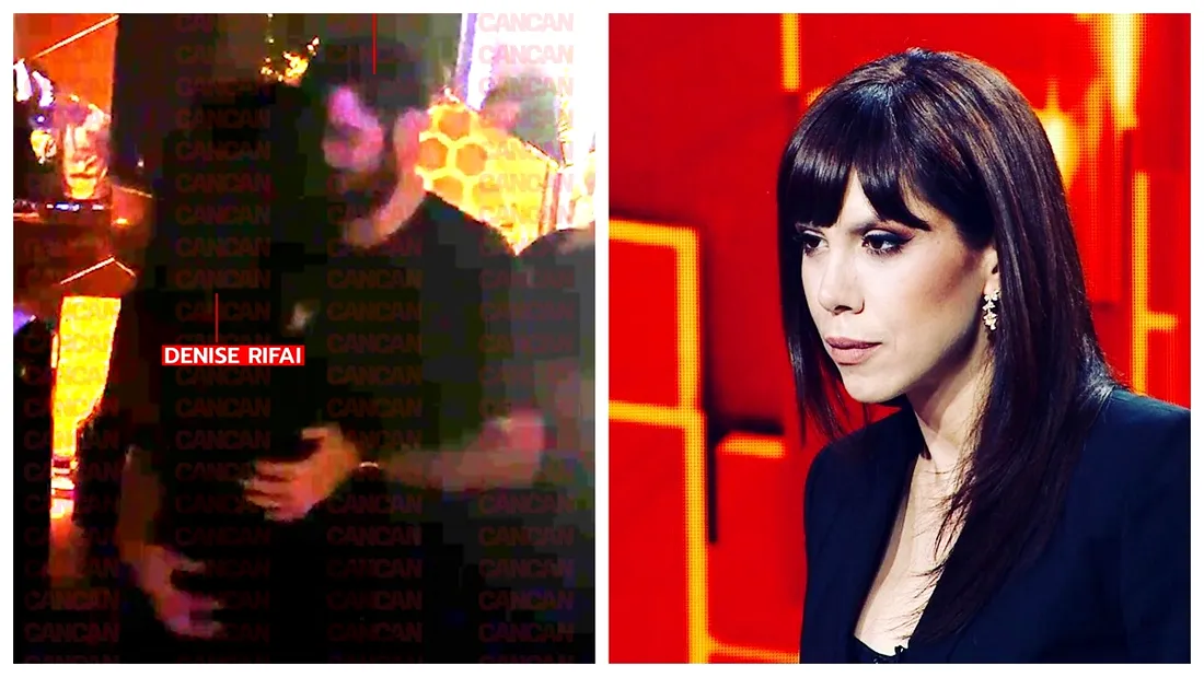 Denise Rifai, sărut pasional cu un prezentator TV! Imaginile momentului din showbiz-ul românesc