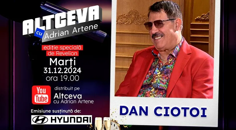 Revelion „ALTCEVA” cu legenda muzicii de petrecere, Dan Ciotoi | PREMIERĂ pe 31 DECEMBRIE