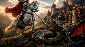 Legenda Sfântului Gheorghe și a Balaurului: Povestea fascinantă a cavalerului care a salvat cetatea de fiară