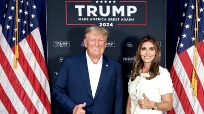 Cine este frumoasa Alina, avocata lui Trump în toate procesele. Se spune că a înlocuit-o pe Melania