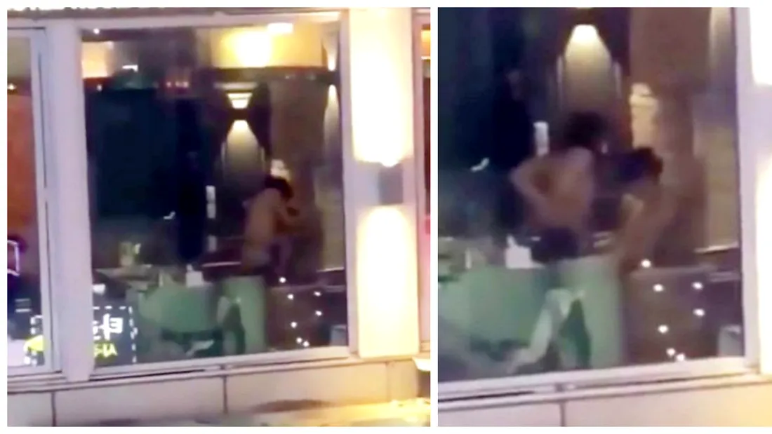Scene intime in vazul lumii! S-au iubit in camera de hotel, dar toata lumea i-a vazut. Ce s-a intamplat cu cei doi VIDEO