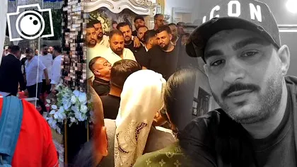 Imaginile durerii! Ciprian Pian este condus, astăzi, pe ultimul drum. Cei mai puternici lideri ai lumii interlope s-au adunat la el acasă | FOTO