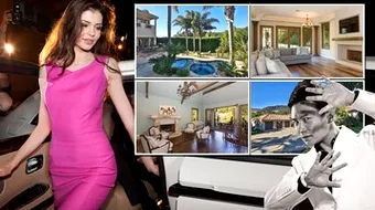 Vila Monicai Gabor din Malibu e in pericol. Ar putea arde ca cea a lui Gerard Butler