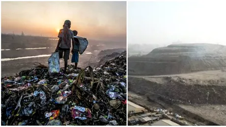 Muntele Everest de gunoi! Unde sunt aruncate deseuri cu tonele. Imagini VIDEO triste